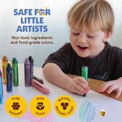 Honeysticks trazos sobre papel demostrando cobertura uniforme y colores intensos
