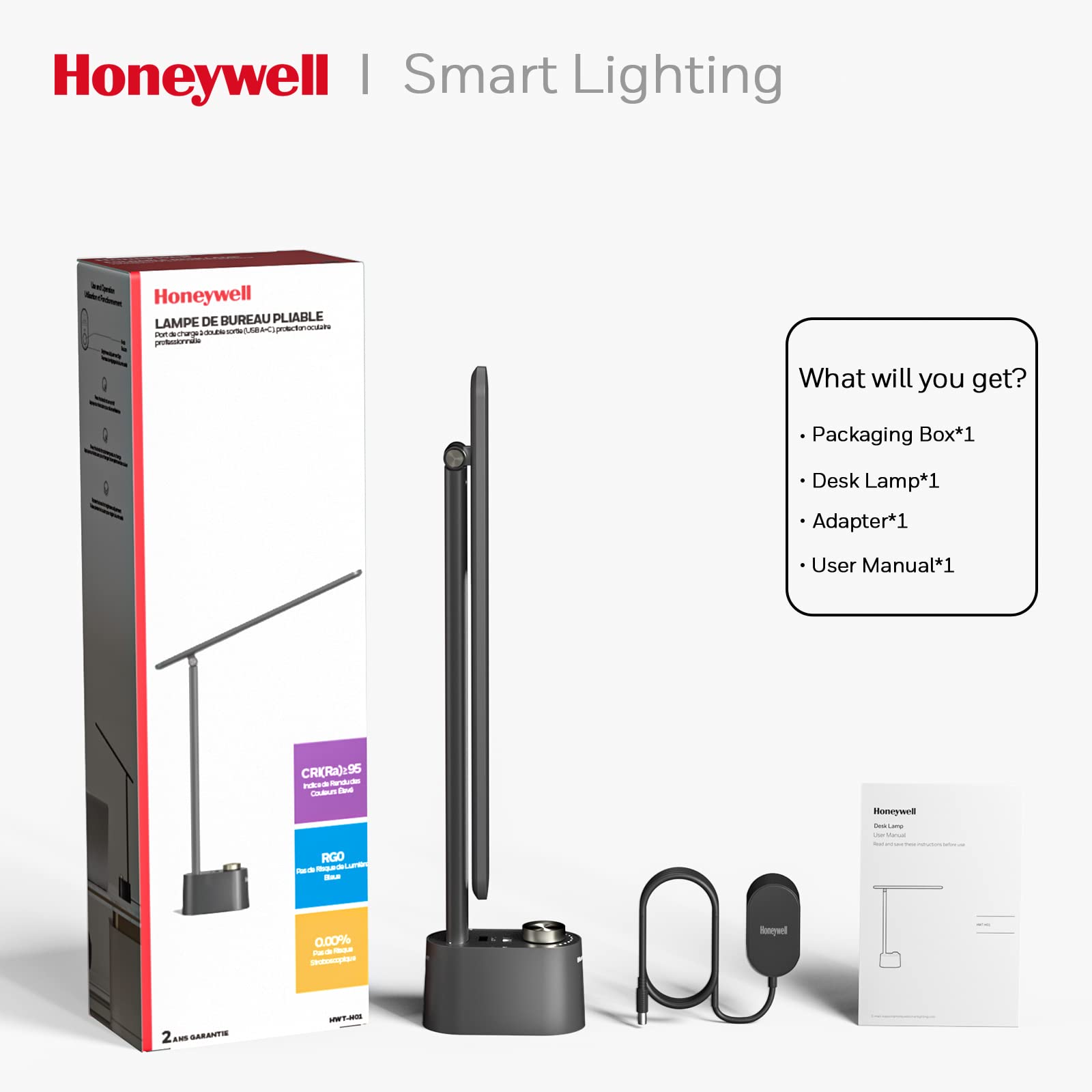 Honeywell comparación de tamaño junto a libro, proporción y portabilidad clara