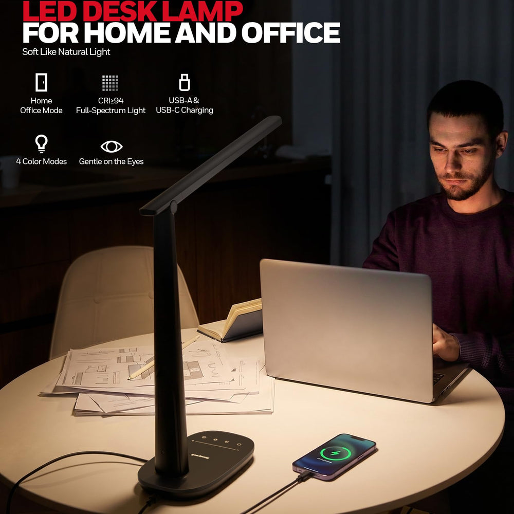 Honeywell detalle del panel táctil con controles de intensidad y modos