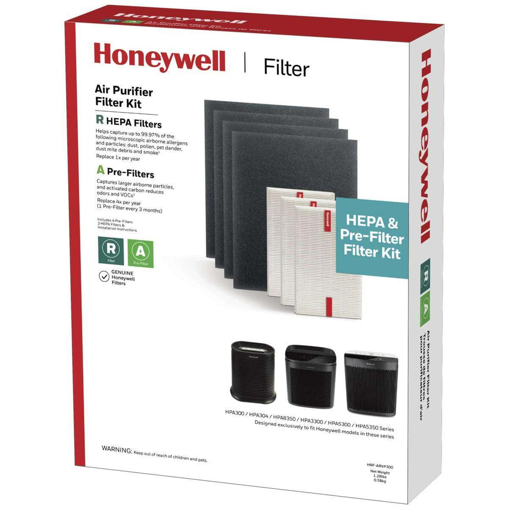 Honeywell purificador en sala de estar mejorando el aire interior