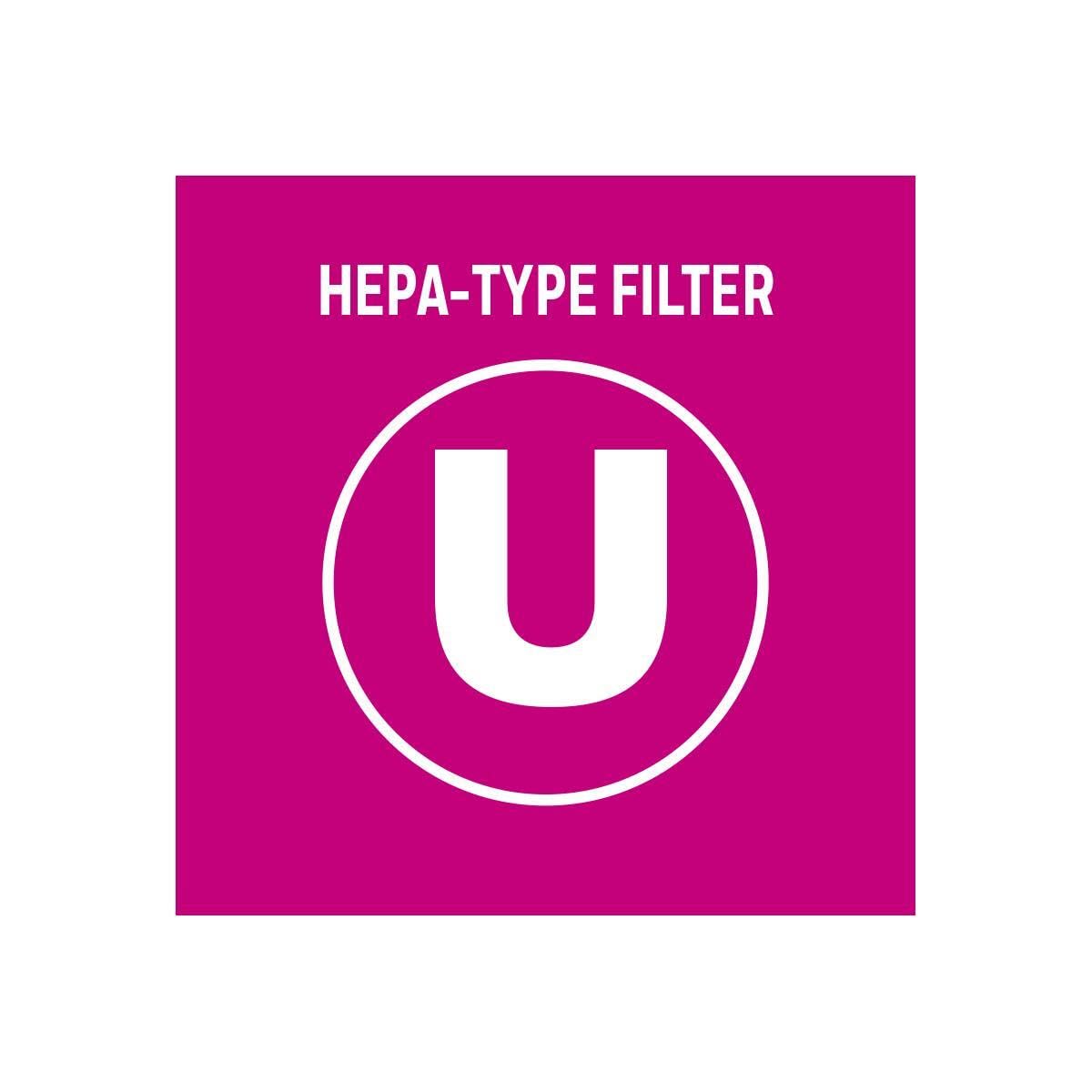 Honeywell filtro U detalle de la fibra HEPA-tipo para capturar polvo