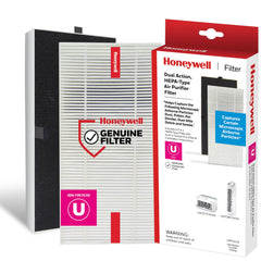 Honeywell filtro U frontal mostrando diseño y encaje fácil