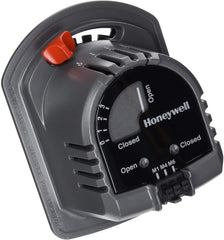 Honeywell M847D vista frontal mostrando carcasa compacta y conexiones eléctricas, fácil instalación