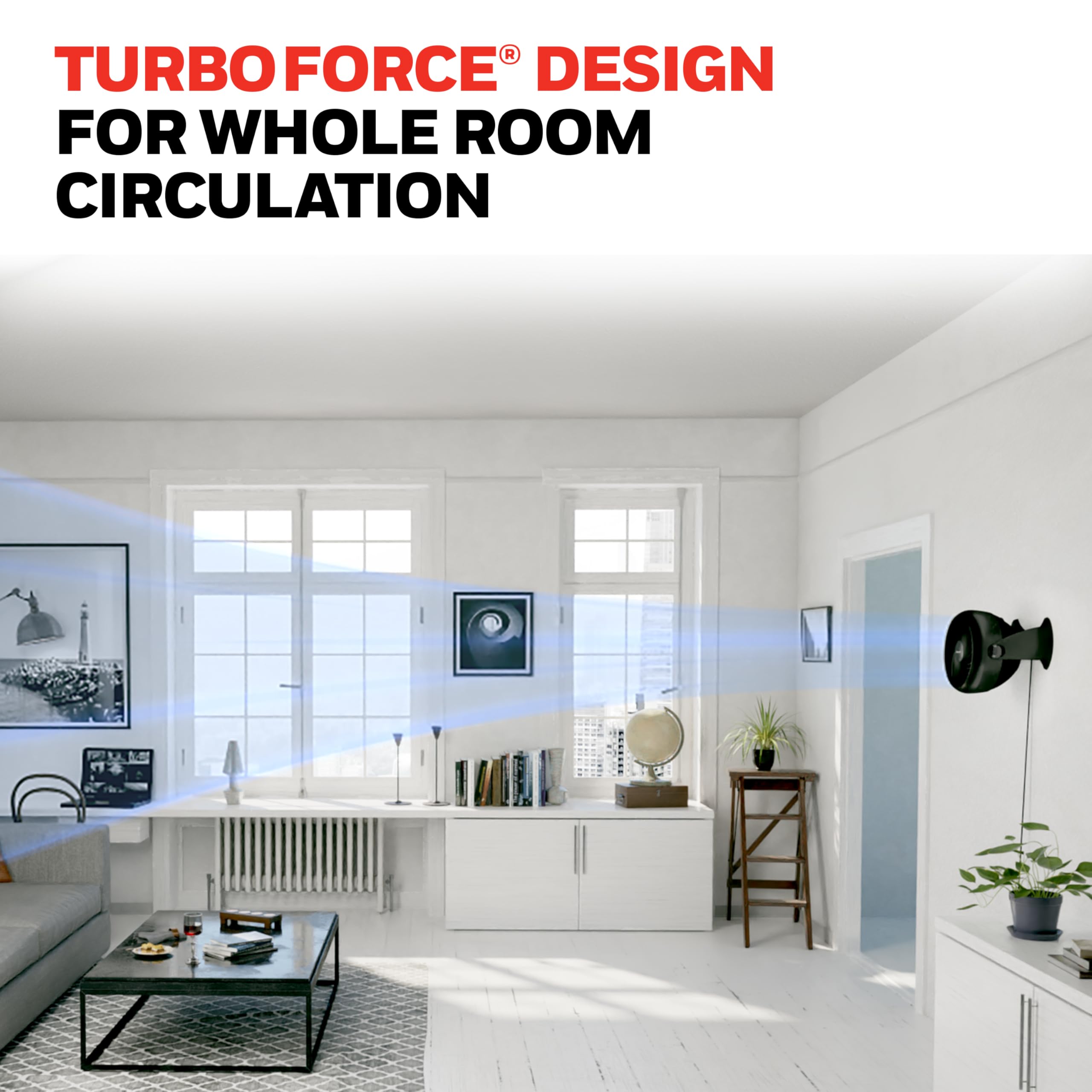 Honeywell TurboForce base y motor robusto para funcionamiento estable