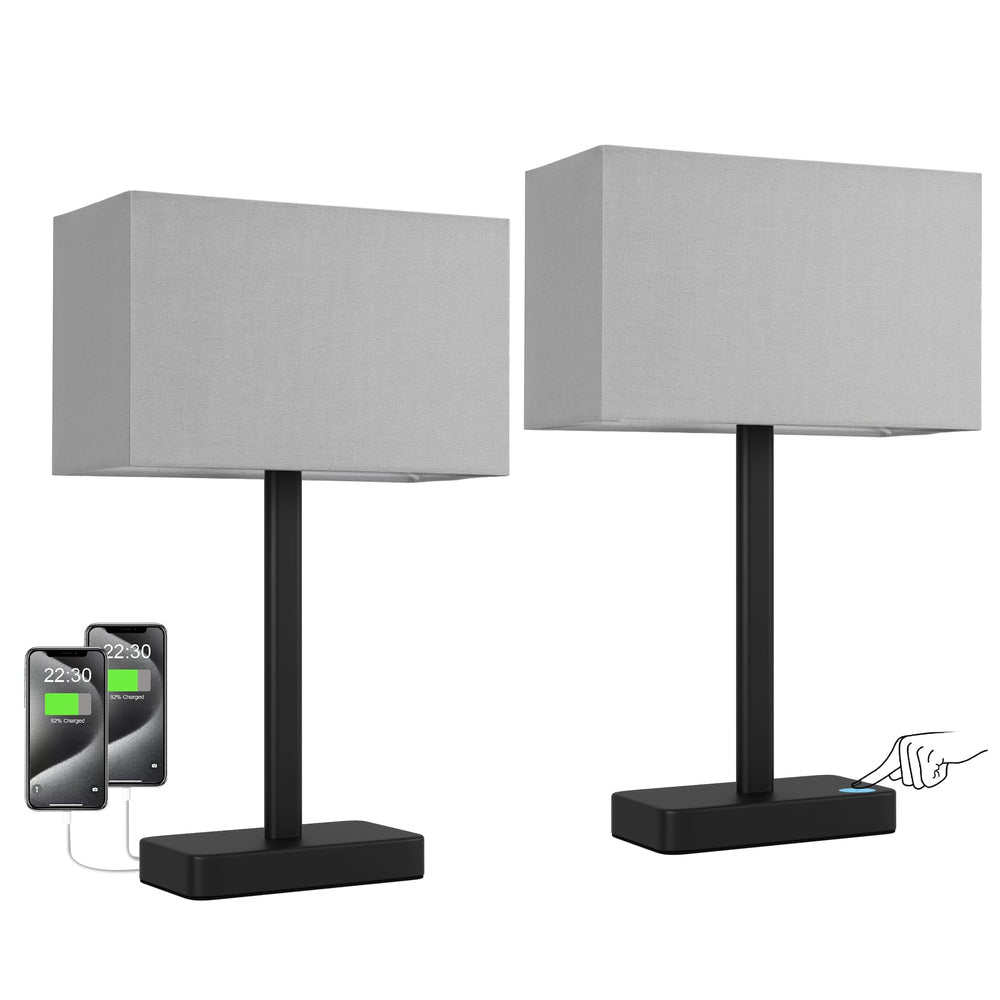 Hong-in size scale comparison on nightstand showing compact, space-saving fit