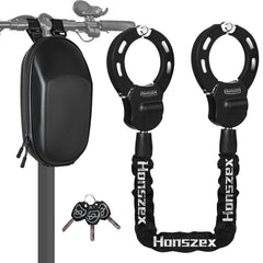 Honszex candado vista frontal mostrando diseño resistente y seguridad
