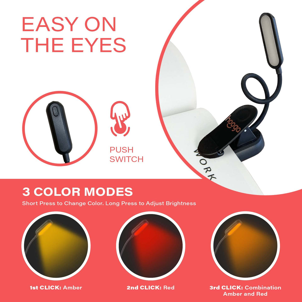 hooga cuello flexible de 7 pulgadas mostrando dirección de luz personalizable
