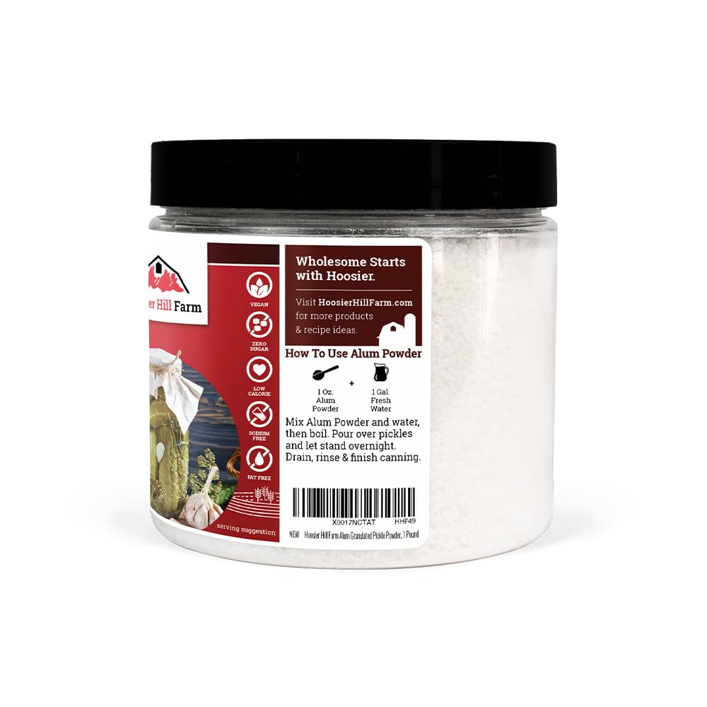 Hoosier Hill Farm comparación de tamaño del paquete de 1 lb para referencia