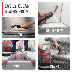 Hoover CleanSlate Plus depósitos dobles que mantienen agua limpia separada