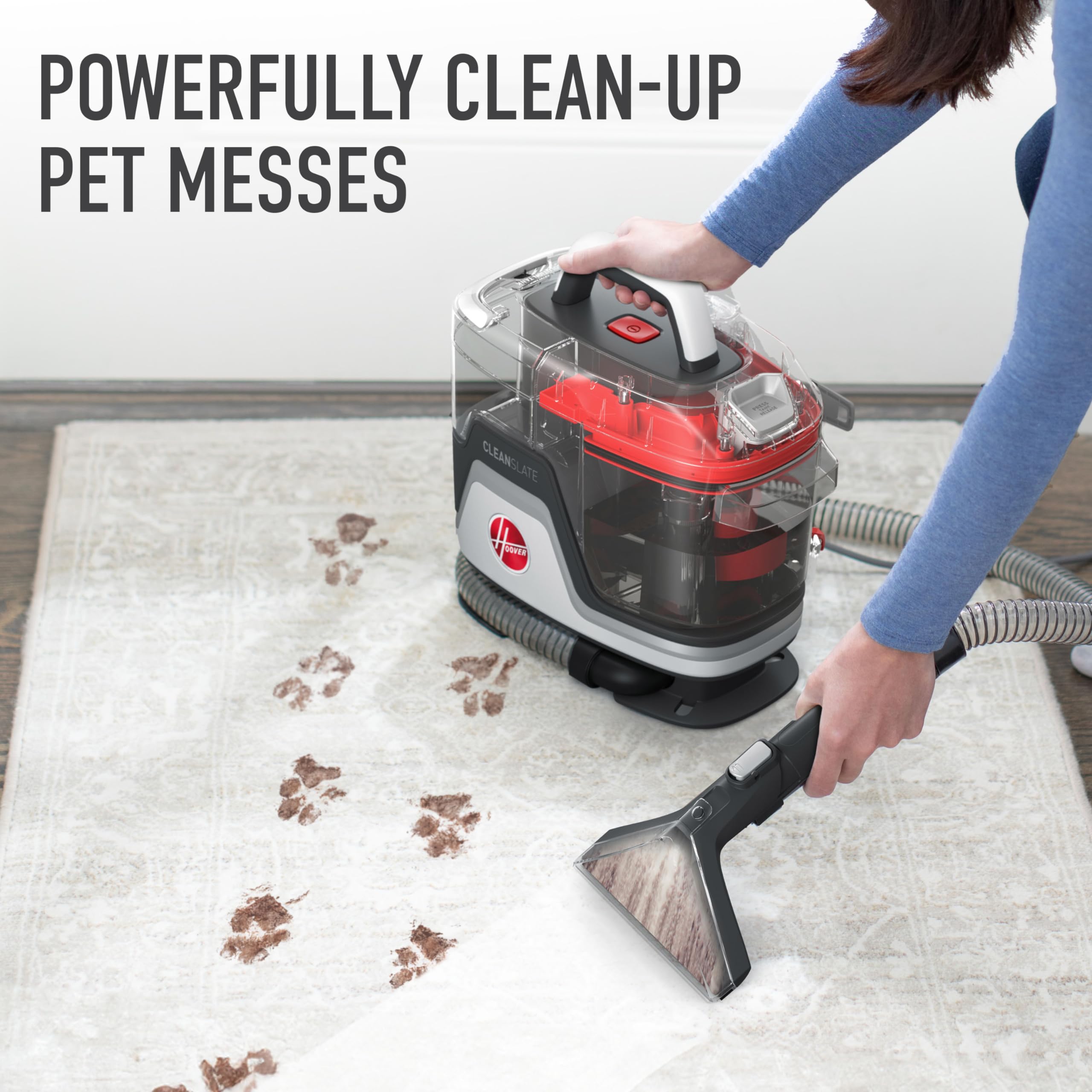 Hoover CleanSlate Plus detalle de la boquilla TightSpot para rincones difíciles