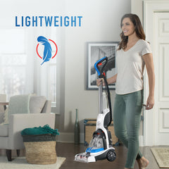 Hoover PowerDash Pet depósitos limpios y sucios abiertos para fácil mantenimiento