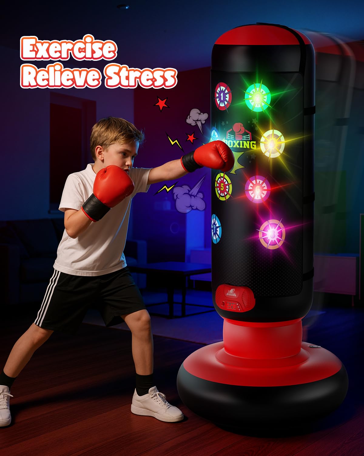 HopeRock luces LED y música sincronizadas para motivar al niño