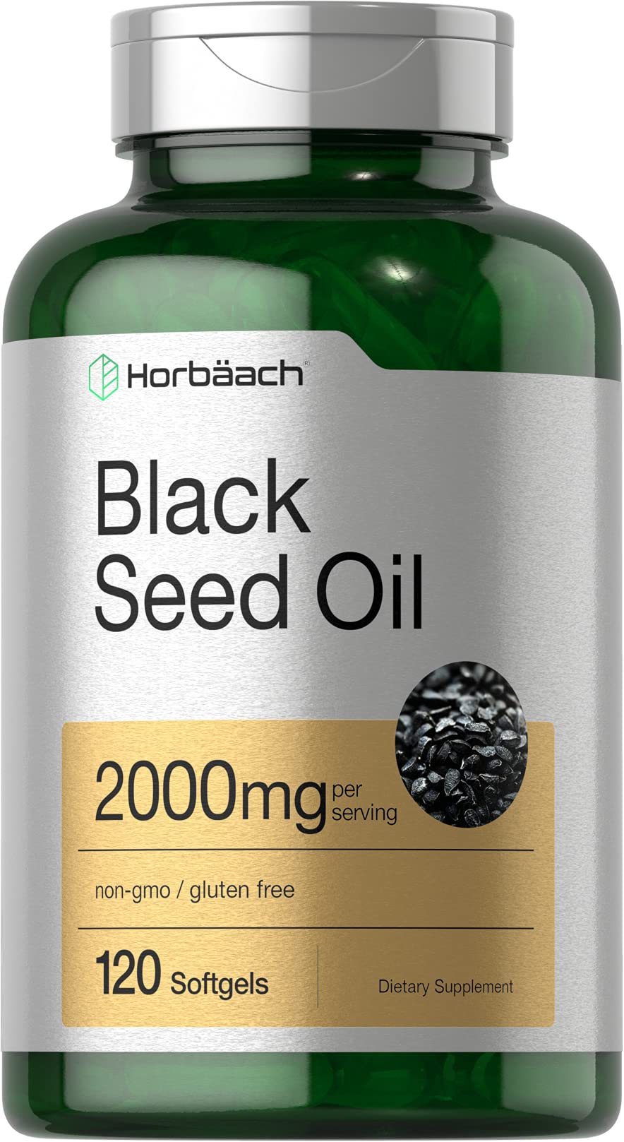 Horbäach frasco frontal mostrando 120 cápsulas y claridad de marca