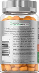 Horbäach etiqueta con información nutricional y 450 mg por porción