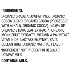 Horizon Organic caja abierta con pajita, uso fácil para niños y adultos