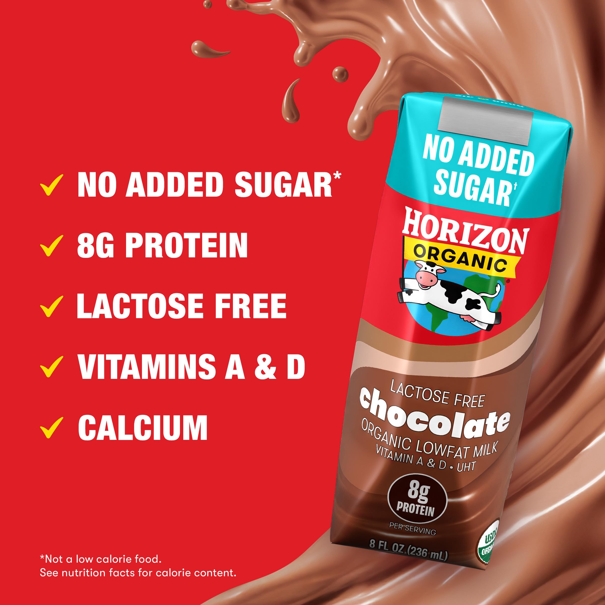 Horizon Organic cajas en lonchera escolar, alternativa saludable a jugos
