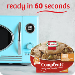 HORMEL COMPLEATS plato servido listo para comer, aspecto casero y reconfortante