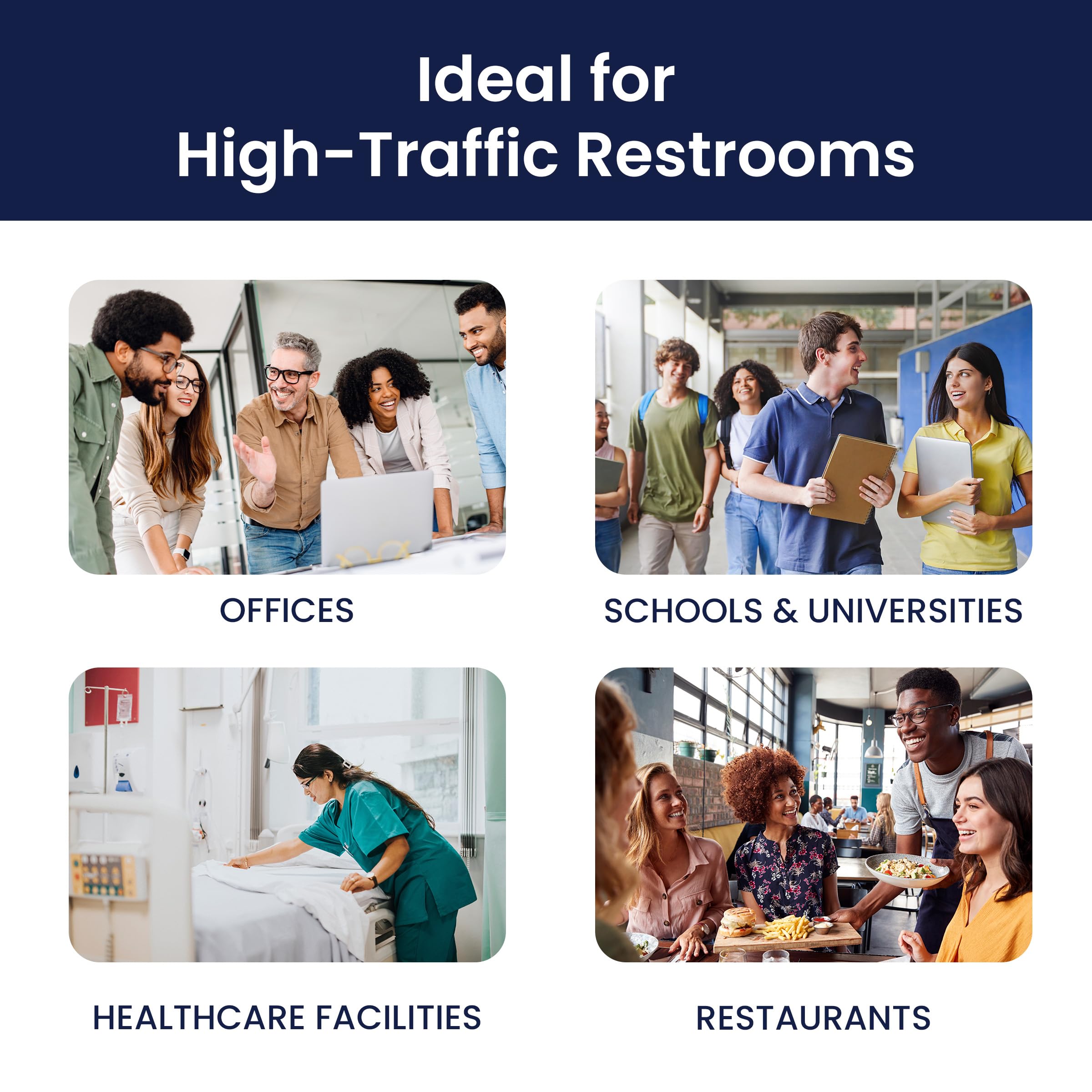 Hospeco imagen en baño público mostrando instalación y orden