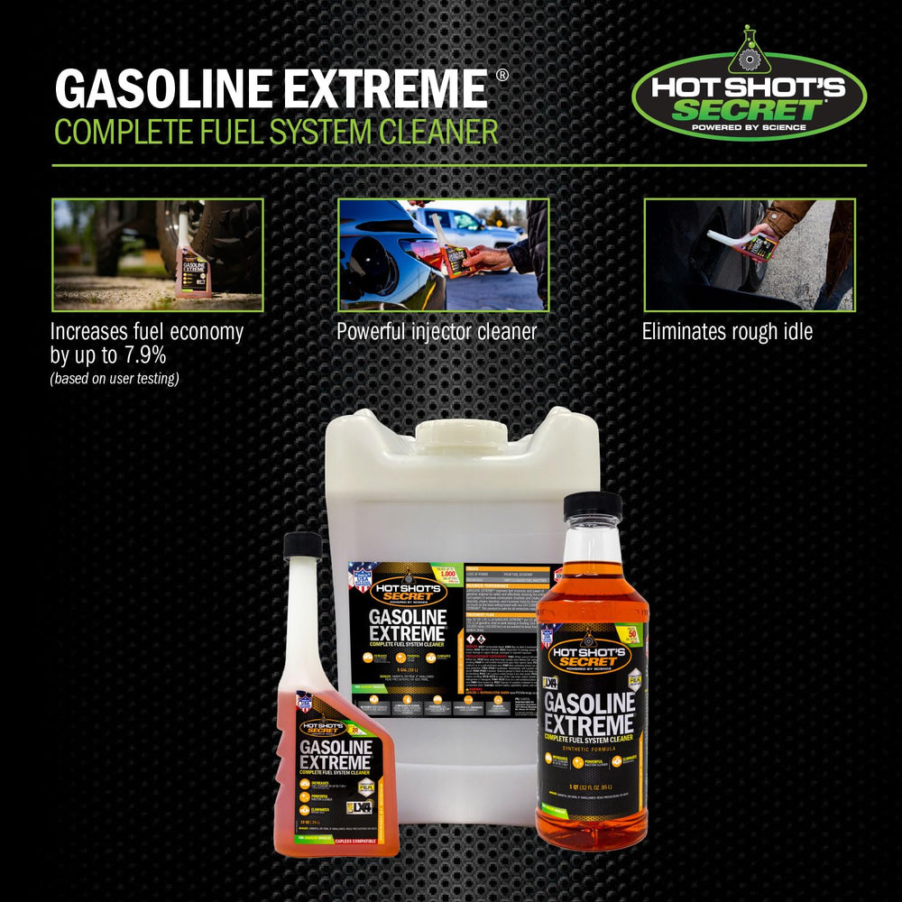 Hot Shot's Secret textura del líquido concentrado evidencia fórmula potente limpiadora