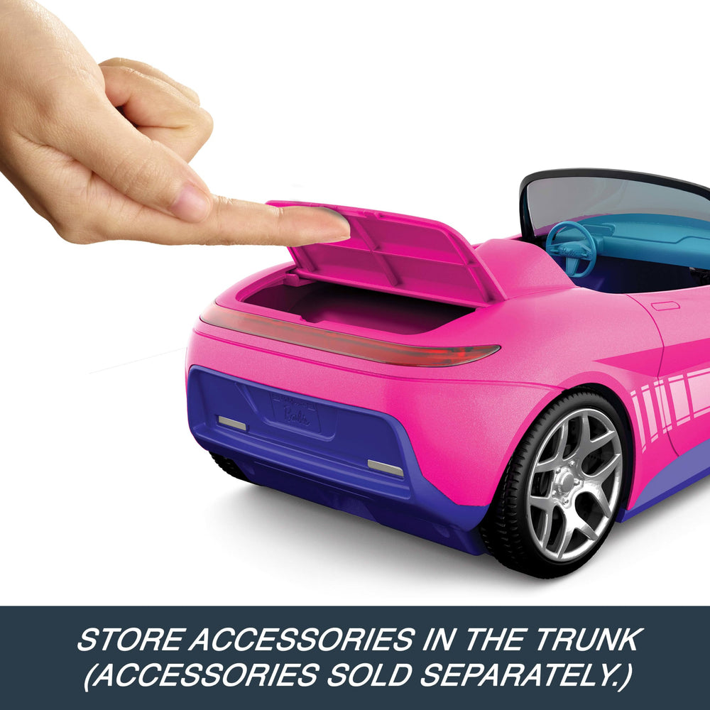Hot Wheels Barbie hoja de stickers incluida para personalizar el coche fácilmente