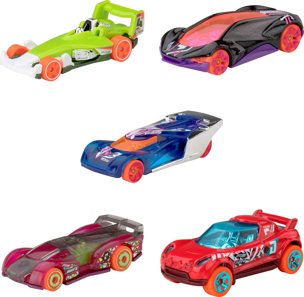 Hot Wheels primer plano de pintura y calcomanías que resaltan el detalle