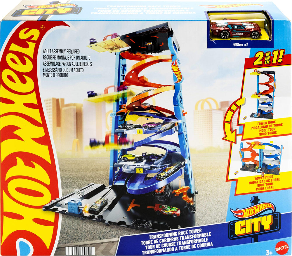 Hot Wheels niños jugando en familia, fomenta competencia y juego compartido