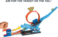 Hot Wheels lanzador y loop de 9 pulgadas listo para impulsar el coche