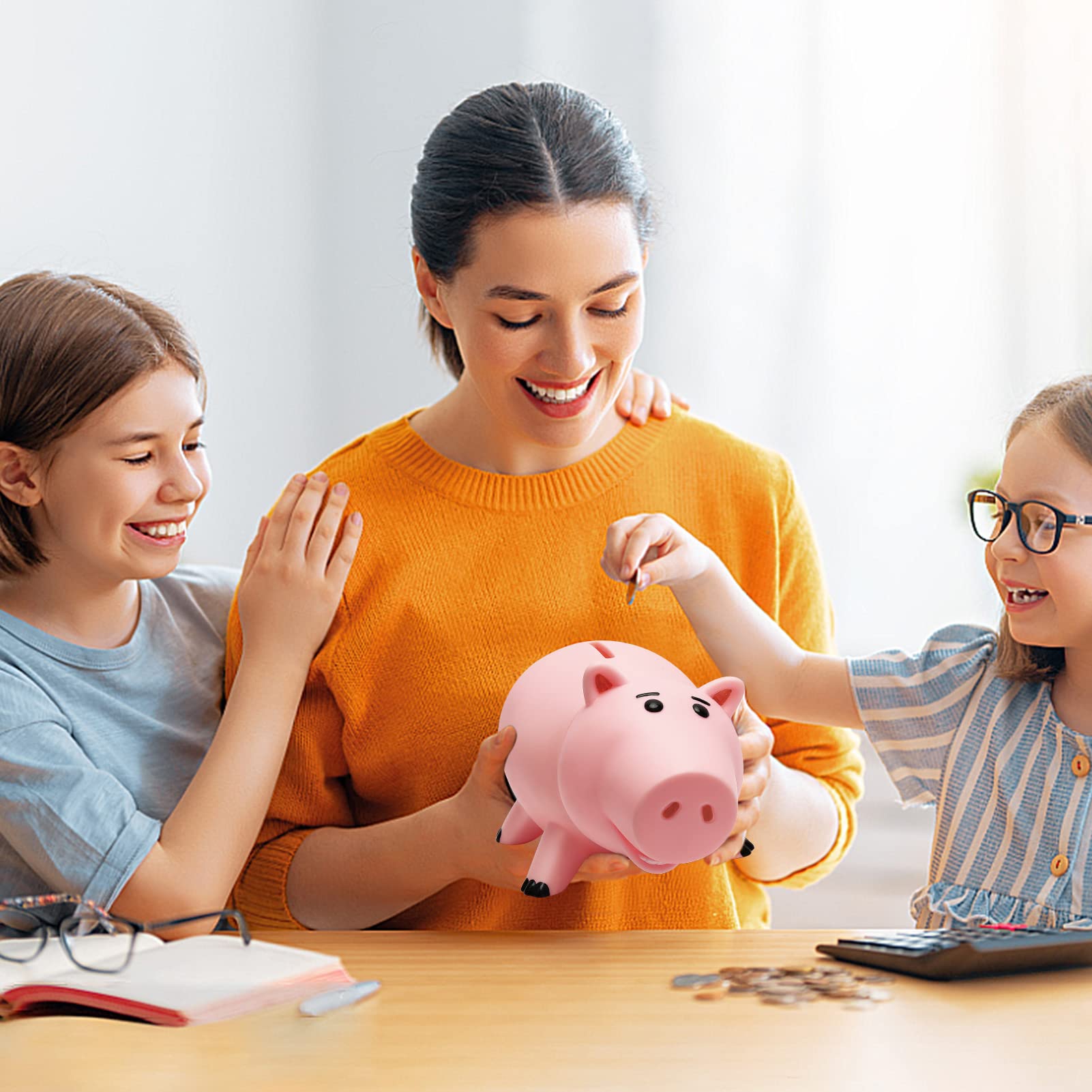 HOTFUN alcancía cerdito como decoración en habitación infantil alegre