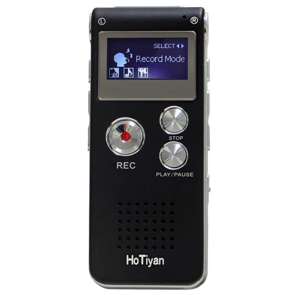 HoTiyan front view of recorder showing compact design and one-touch control benefit