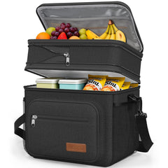 HOTOR vista frontal de la lunch box, práctica y elegante para el día