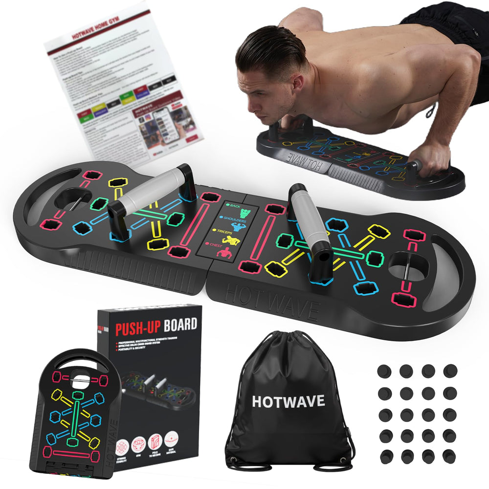 HOTWAVE tabla frontal mostrando diseño completo y estabilidad