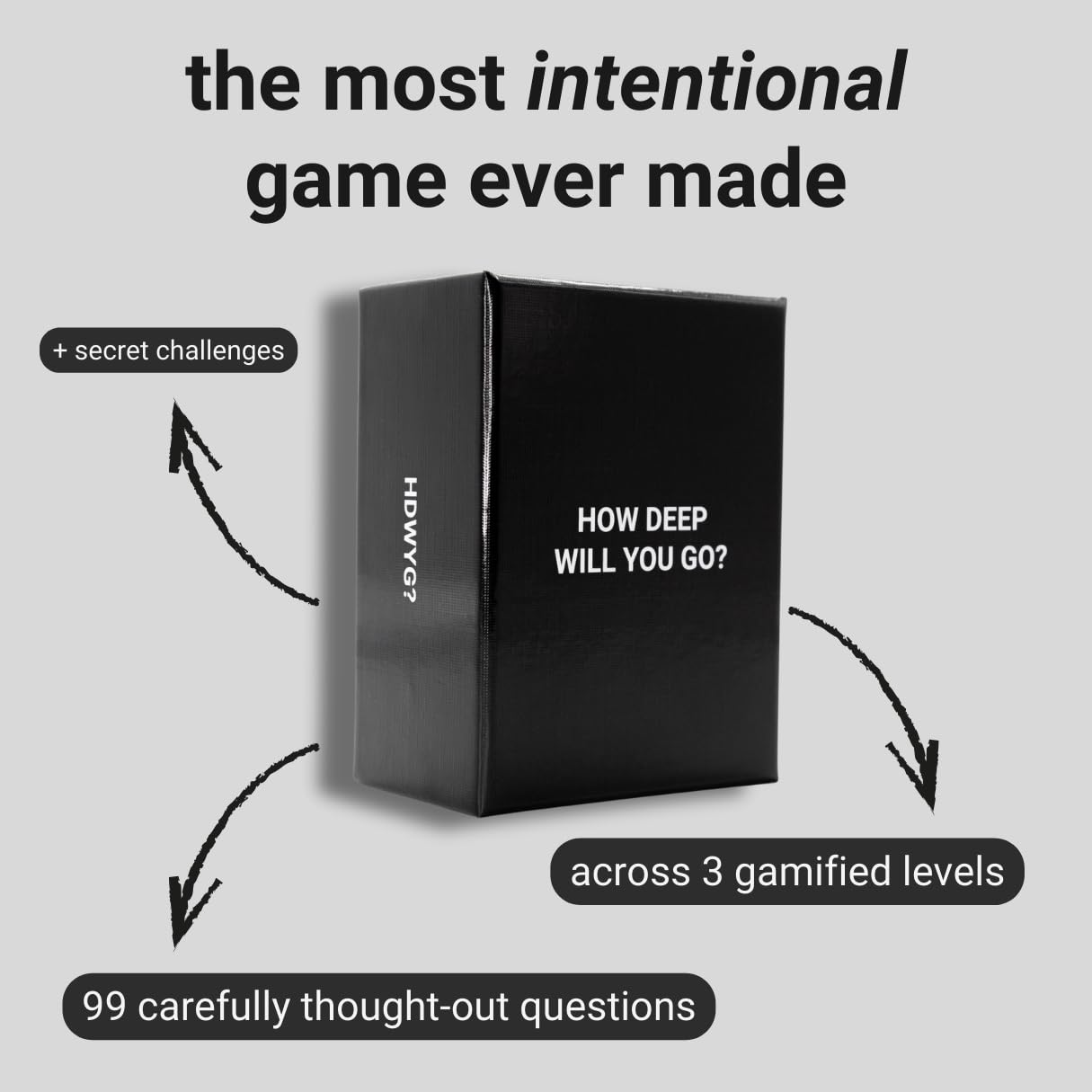 How Deep Will You Go? pareja usando el juego y mejorando su intimidad