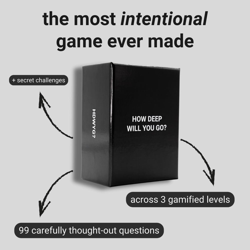 How Deep Will You Go? pareja usando el juego y mejorando su intimidad