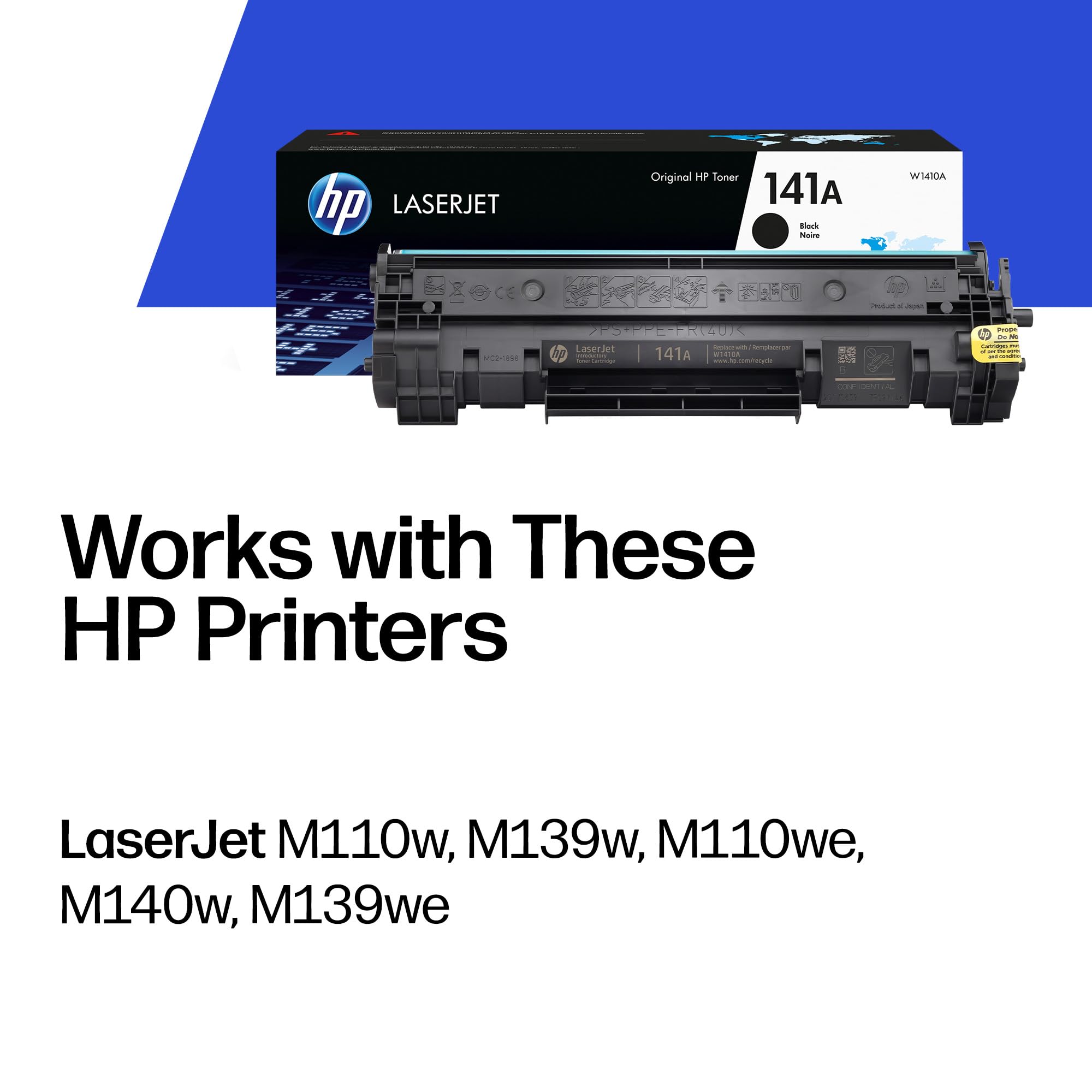 HP chip del cartucho 141A primer plano que demuestra protección y comunicación segura
