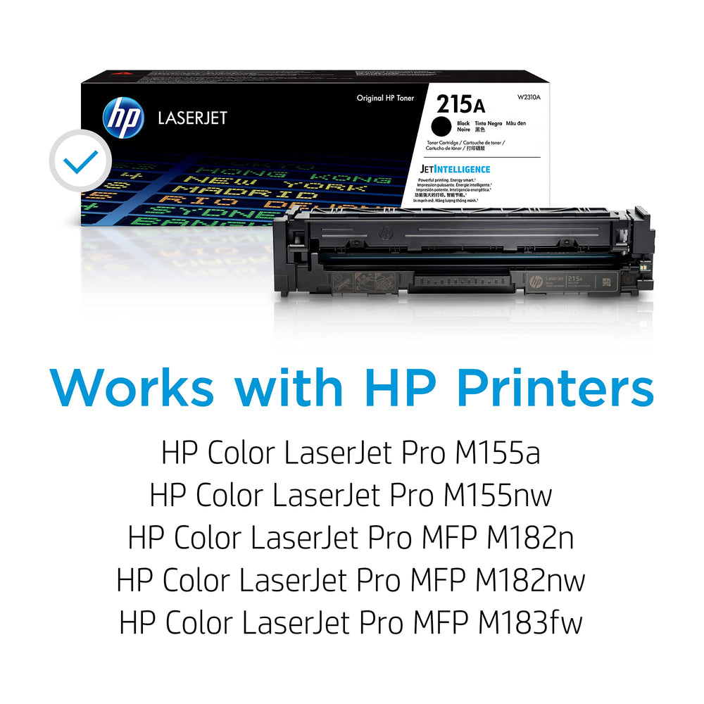 HP cartucho 215A chip de seguridad en primer plano, protege firmware y datos