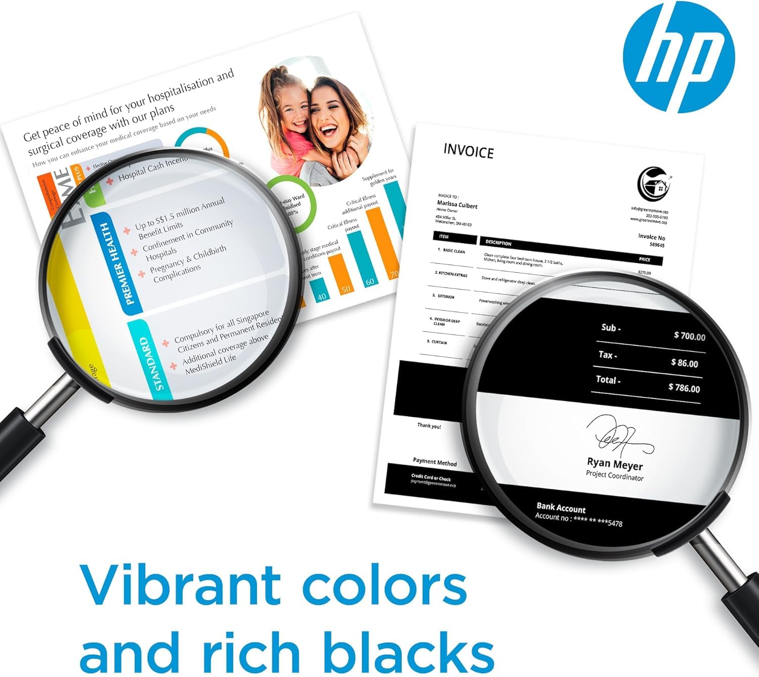 HP cartucho cian W2181A textura de toner para colores consistentes