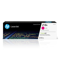 HP 218A frente del empaque mostrando etiqueta y modelo, garantía de compatibilidad