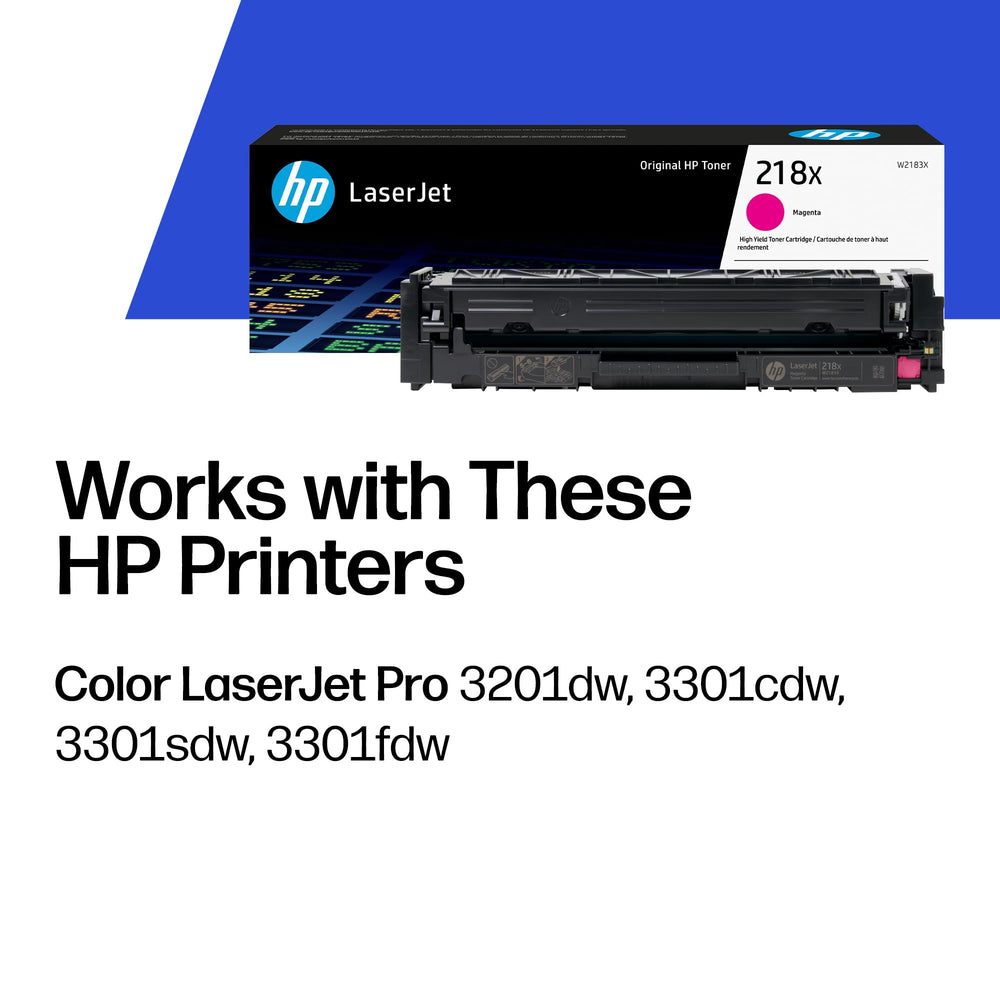 HP cartucho 218X detalle de la boca para fácil instalación y fiabilidad