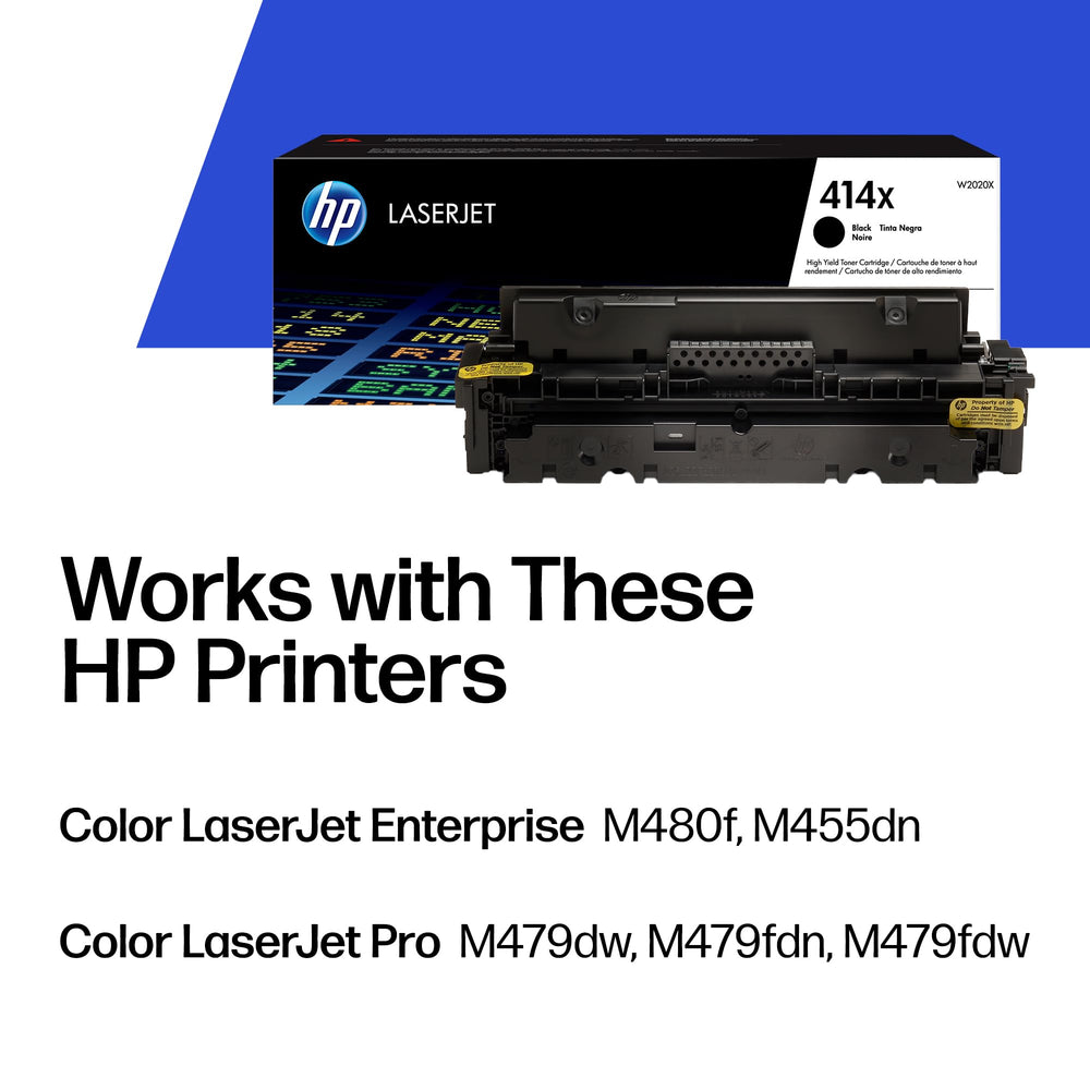 HP chip resistente del cartucho 414X que protege contra manipulaciones