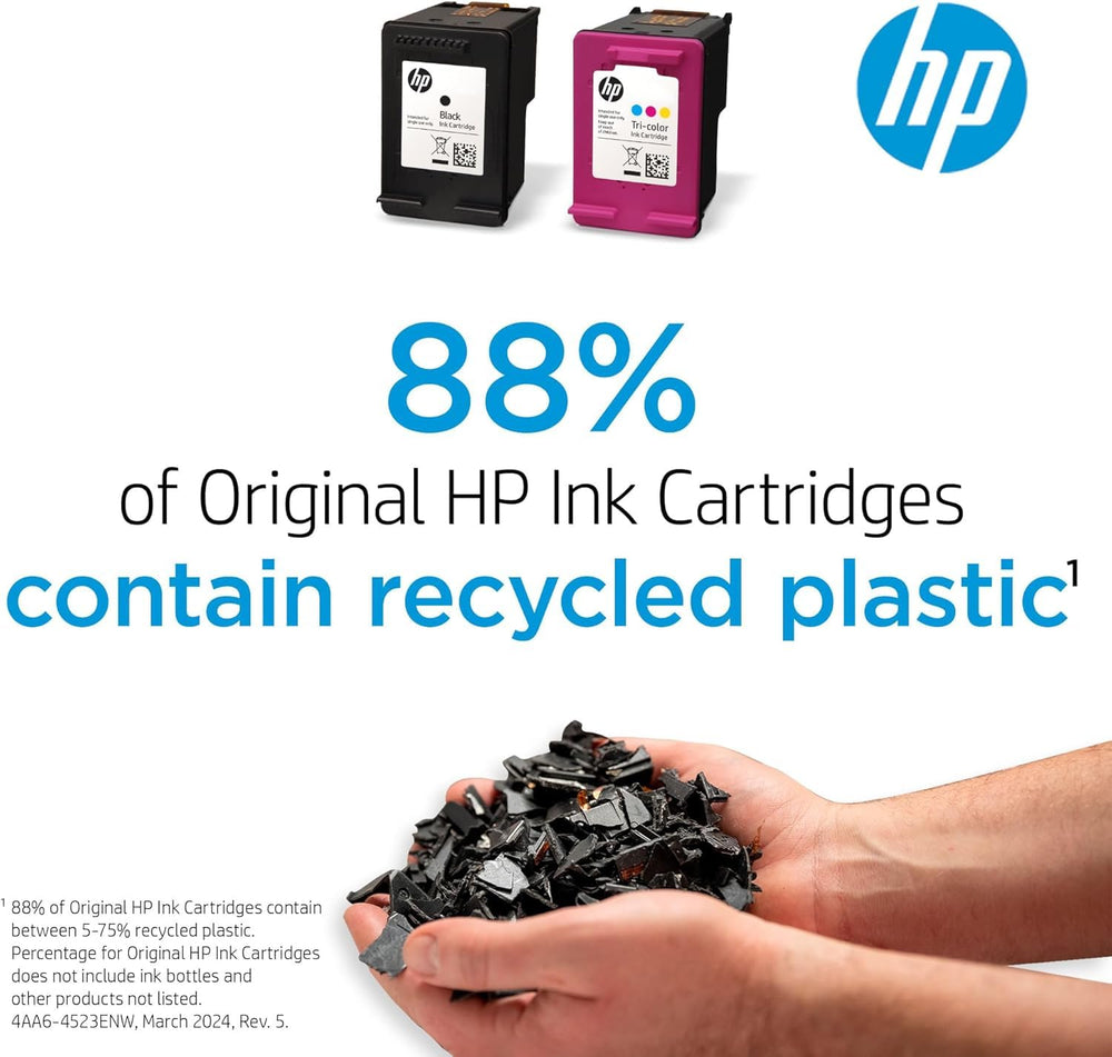 HP pack 63 en escritorio hogareño indicando uso doméstico y conveniencia