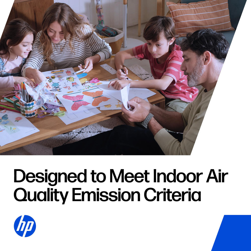 HP página impresa con texto nítido demostrando calidad y legibilidad