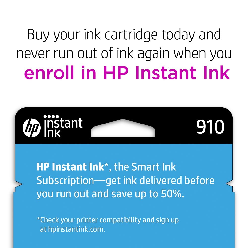 HP cartucho 910 magenta etiqueta con código 3YL59AN para identificación segura
