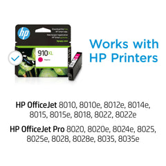 HP 910XL detalle de boquilla de tinta que garantiza impresión uniforme