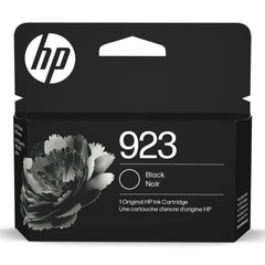 HP cartucho 923 frontal mostrando etiqueta clara y compatibilidad