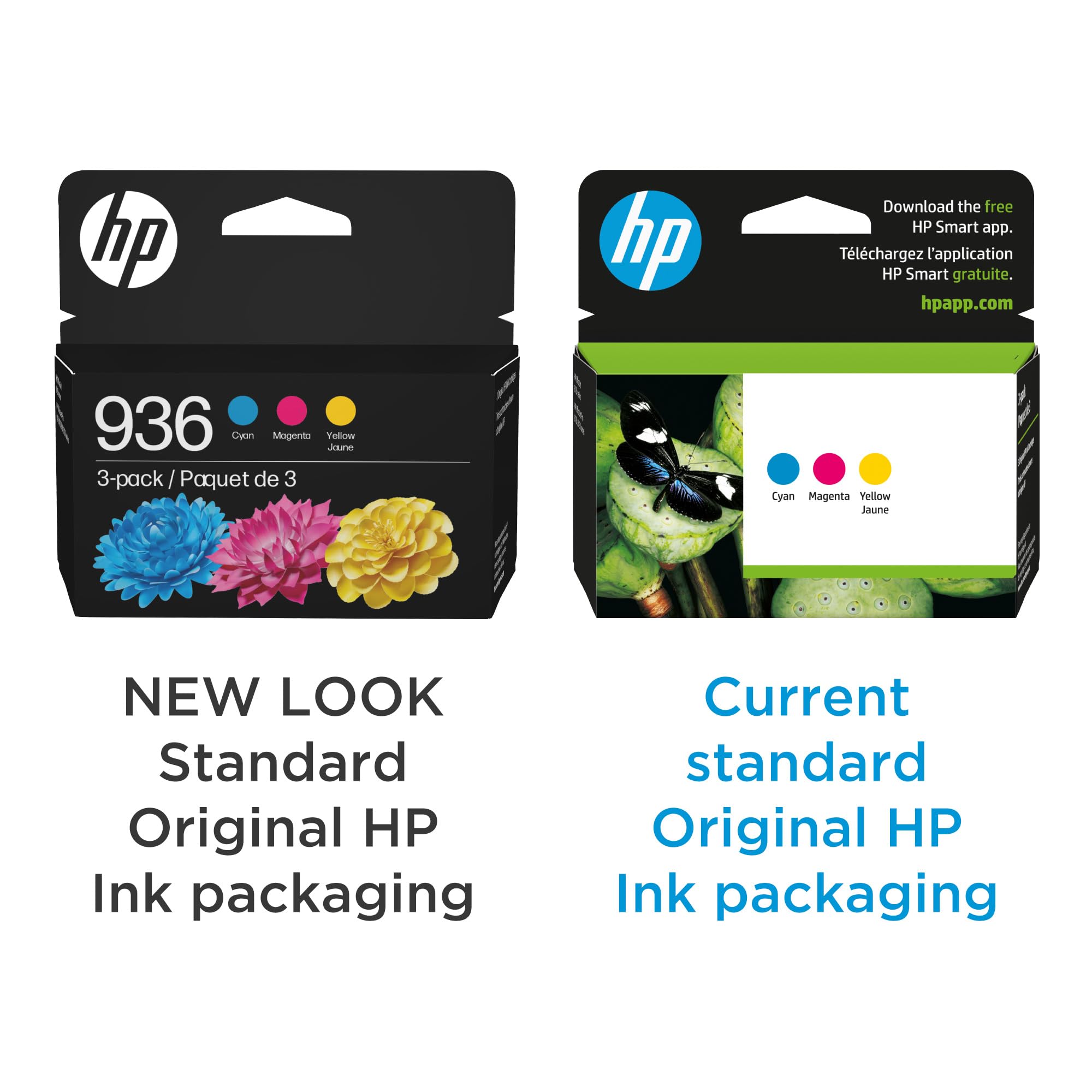 HP cartuchos insertados en impresora OfficeJet demostrando impresión sin fallos