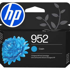 HP cartucho 952 cyan frontal mostrando diseño y compatibilidad, garantía de calidad