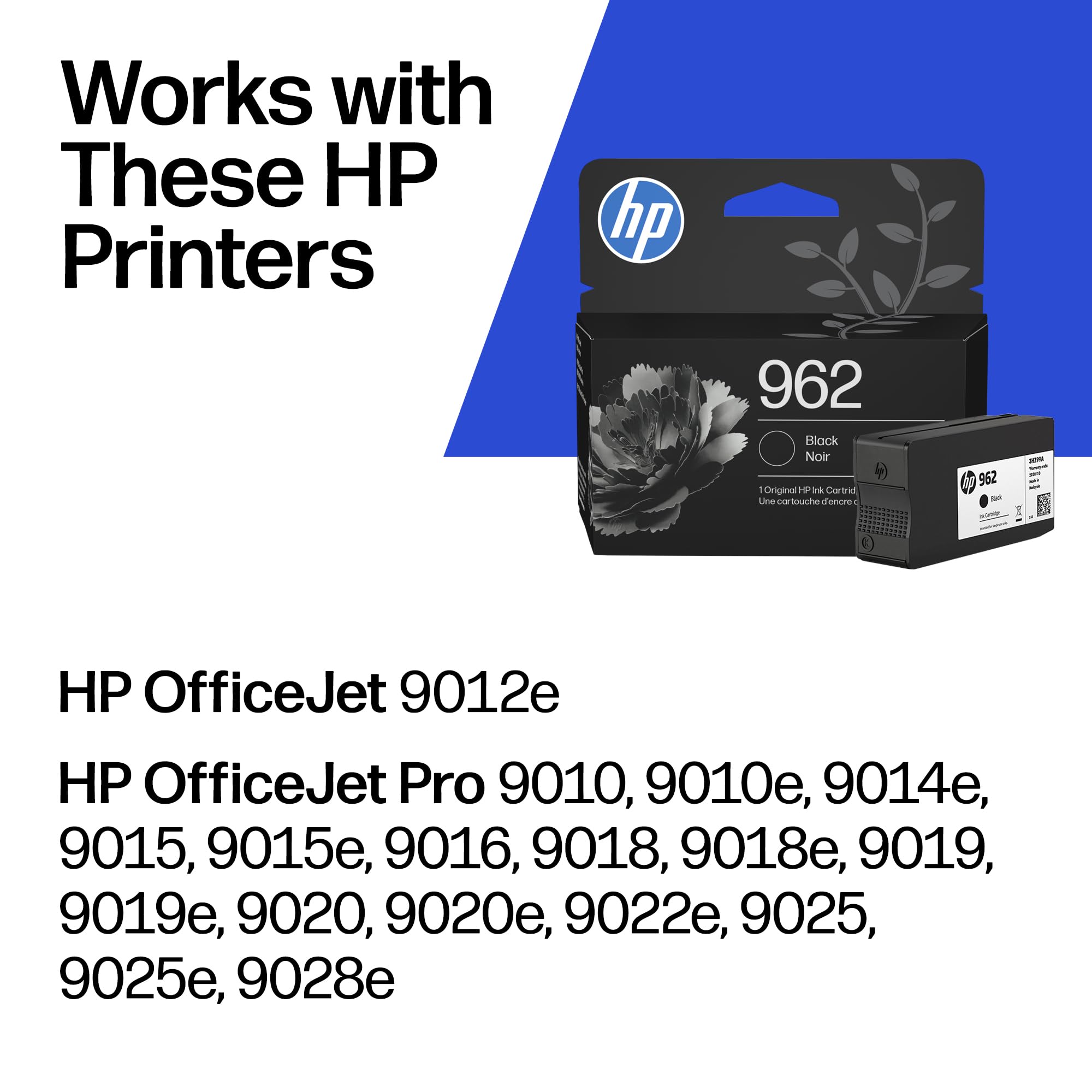 HP cartucho 962 detalle de la boca de tinta para instalación precisa