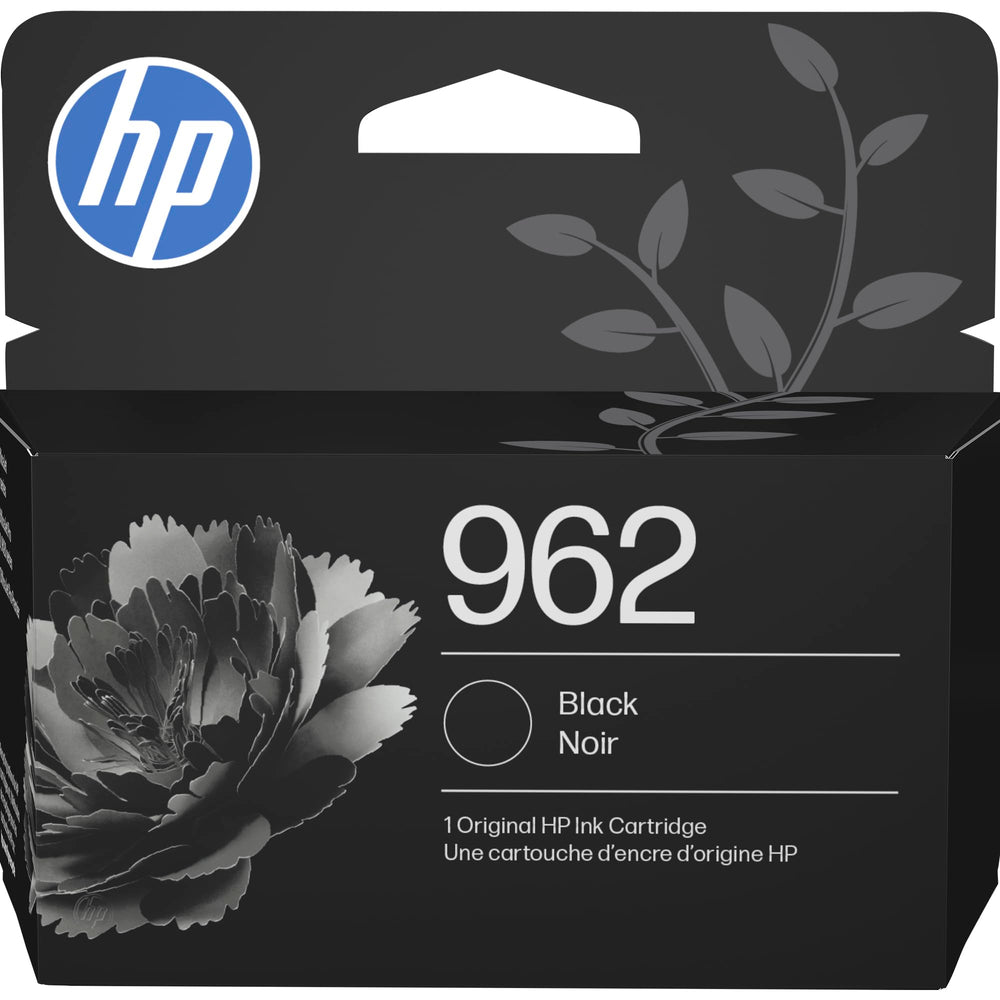HP cartucho 962 frontal del empaque mostrando diseño y compatibilidad