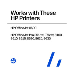 HP primeros planos de cartuchos 951 cian magenta amarillo resaltando colores vivos