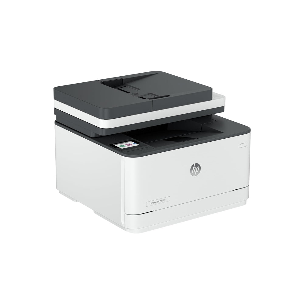 HP LaserJet Pro MFP 3101sdw vista frontal mostrando diseño compacto y profesional
